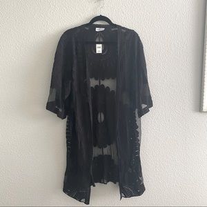 Black Kimono Swim Coverup
